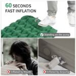 Naturehike FC-12 foot pump inflatable mat - inflates in about a minute with the built-in foot pump