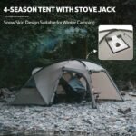 Naturehike Massif hot tent stove jack and snow skirt