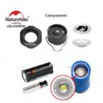 Internal components of the Naturehike NH15A003-I zoomable camping lantern