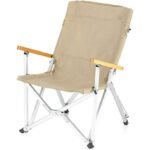 Naturehike Shangye Folding Chair NH19JJ004 - aluminium frame and solid wood armrests