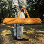 Naturehike canvas pole storage bag holding camping poles