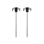 Naturehike NH21YW133 galvanised iron ground nails in black