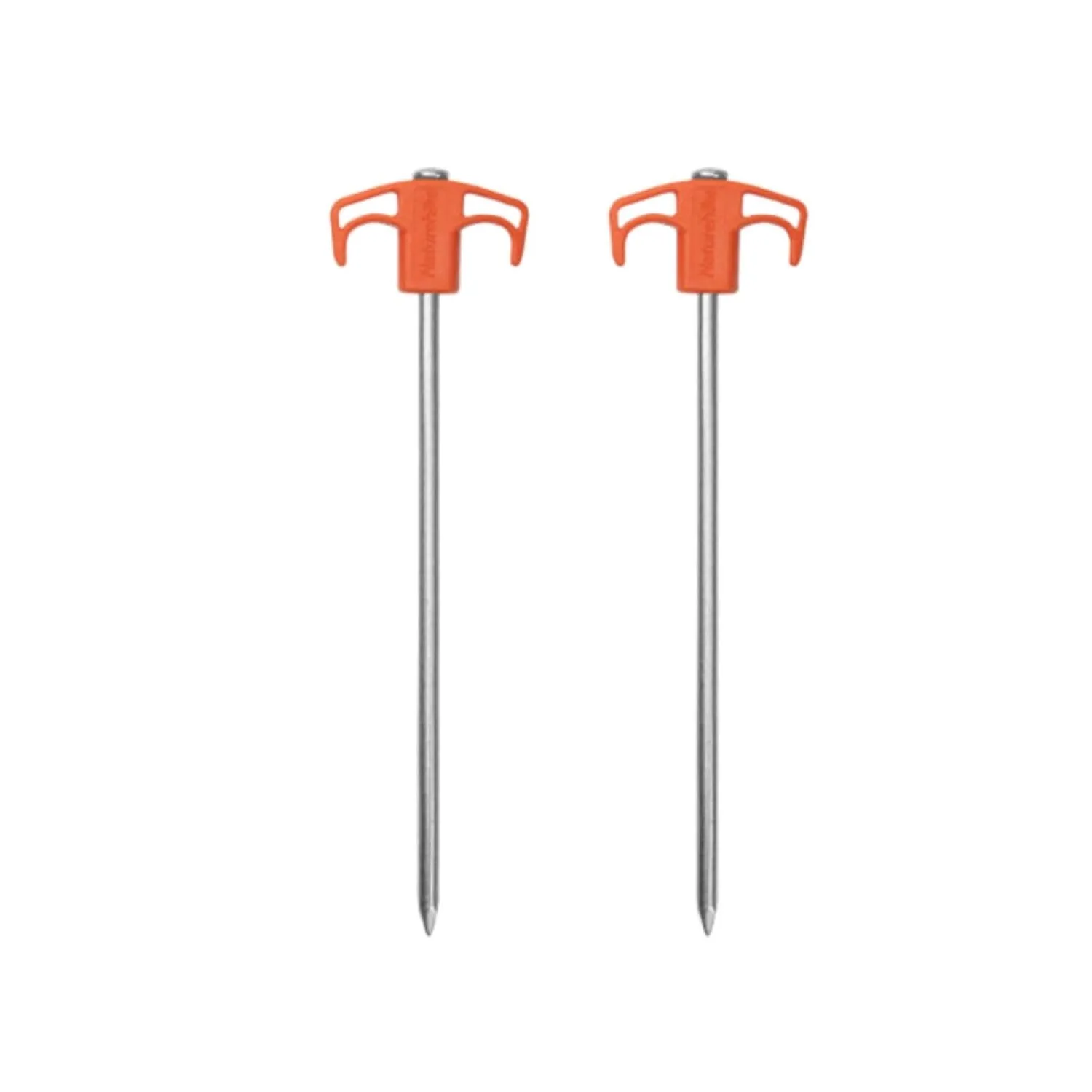 Naturehike NH21YW133 galvanised iron ground nails in orange