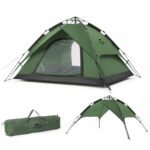 Naturehike pop up camping tent set up at a campsite