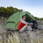 Naturehike NH21ZP008 outer shell used on its own as a sun pergola