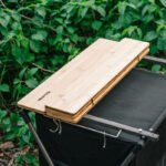 Naturehike NH22JU015 folding camp kitchen shelf - foldable bamboo table board