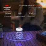 The 395 nm UV wavelength and 30 square metre coverage of the Naturehike NH22ZM005 mosquito killer lamp