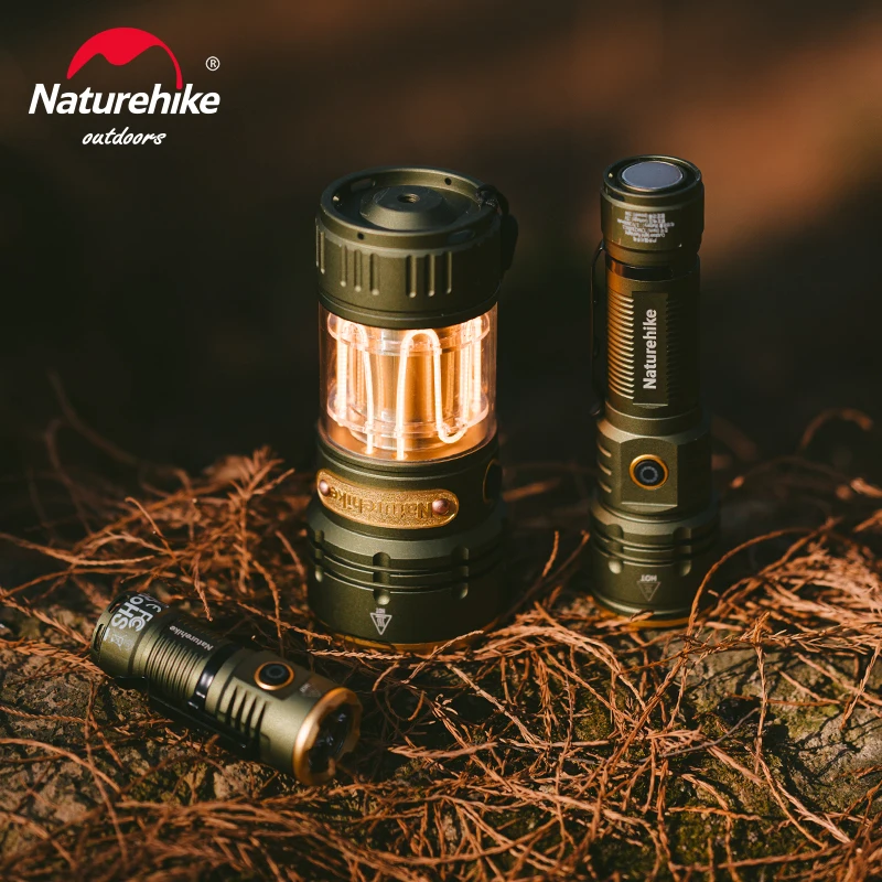 Naturehike Outdoor Glare Flashlight - Green (Size L)