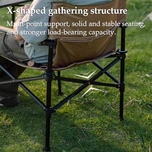 Naturehike Two-Gear Folding Chair (Dark Coffee)