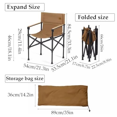 Naturehike Two-Gear Folding Chair (Dark Coffee)