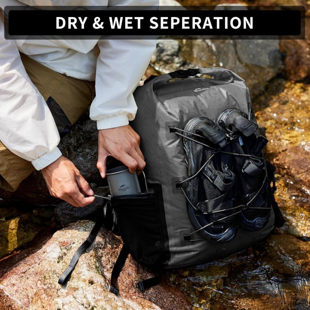 Naturehike Far Mountain Waterproof Bag - Black (25L)