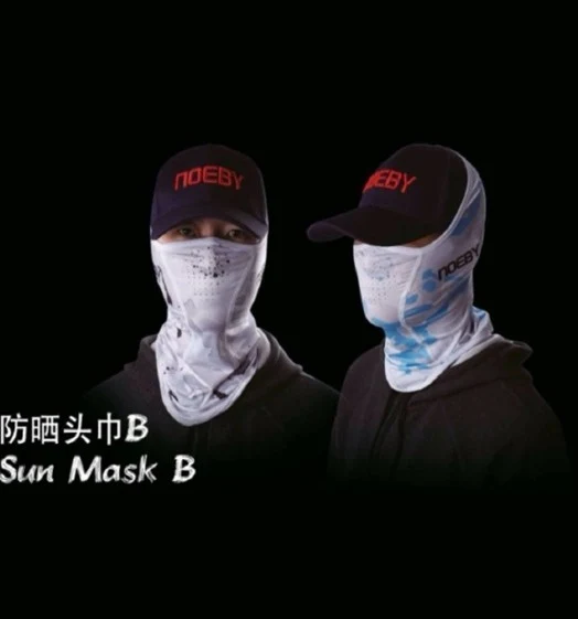 Noeby 3D Sun Mask UPF 50+ - Shaped Face and Neck Cover