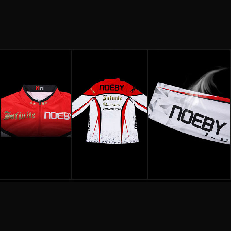 Noeby Long Sleeve Fishing Shirt - Red