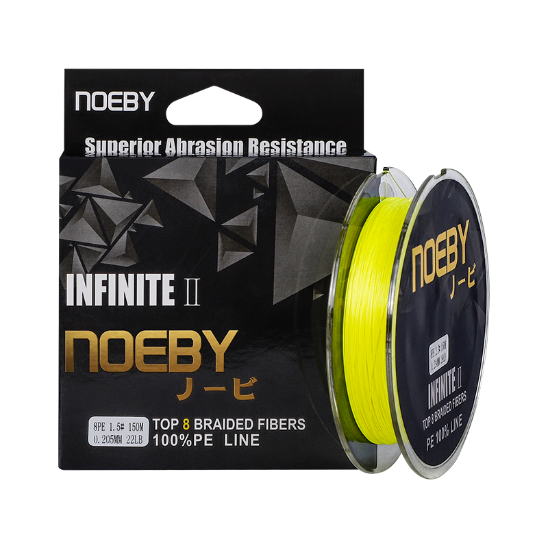 Noeby Infinite X8 PE Braided Line - PE 1.0, 16 lb, 300 m