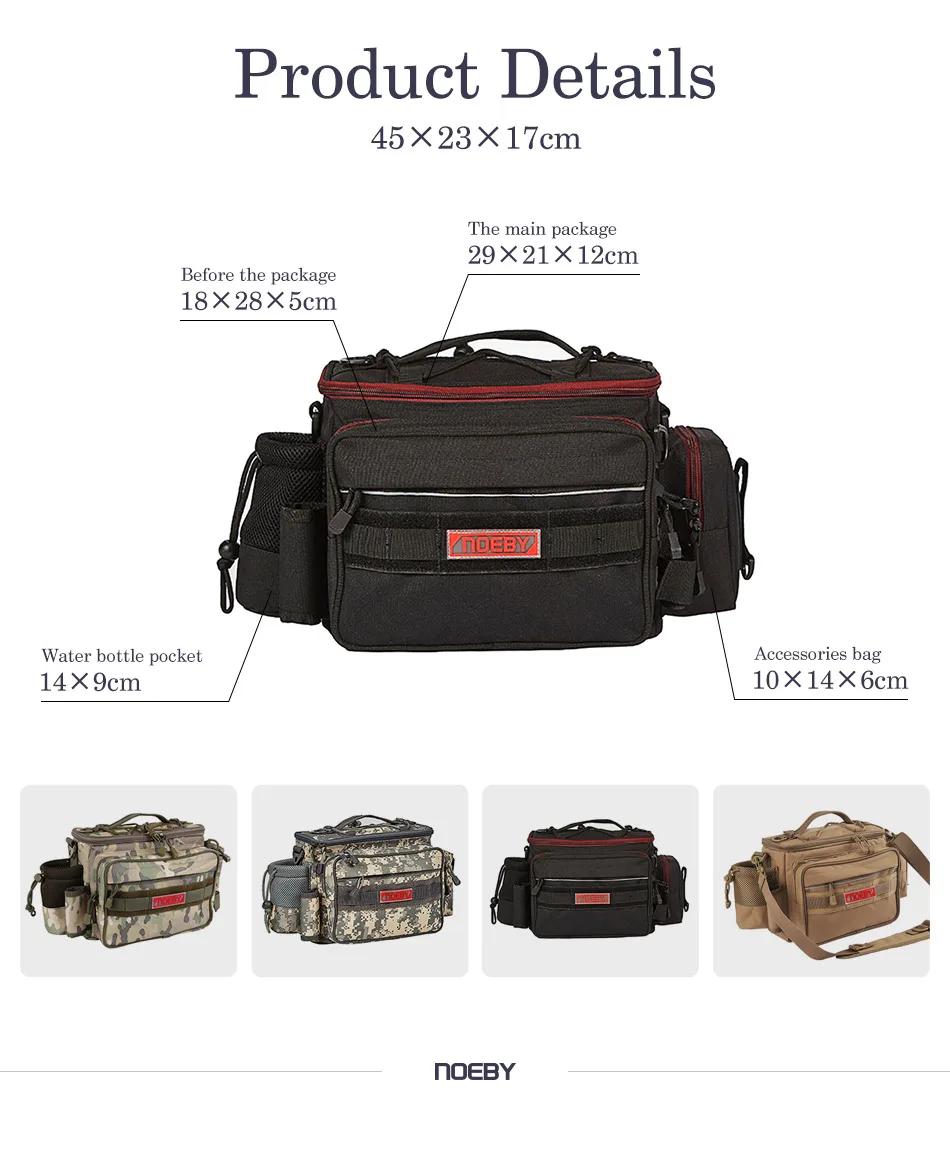 Noeby Legend Boat Bag - Oxford Shoulder and Waist Bag
