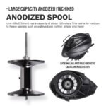 Noeby Leisure X5 Baitcasting Reel – 15 kg Drag, 6.4:1 - view 3