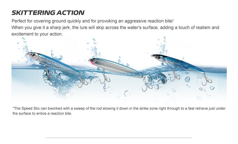 Noeby NBL1918 Speed Stix Level Sinking Stickbait - 160 / 185 / 205 mm