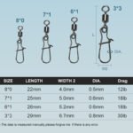 Noeby NBRS7001B Snap Swivel – High-Strength Carbon Steel - view 1
