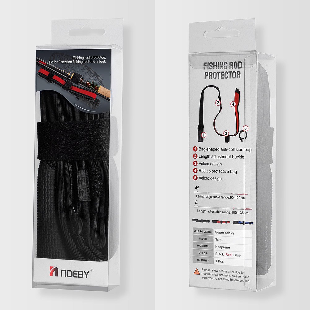 Noeby Fishing Rod Protector Sleeve - Medium and Large