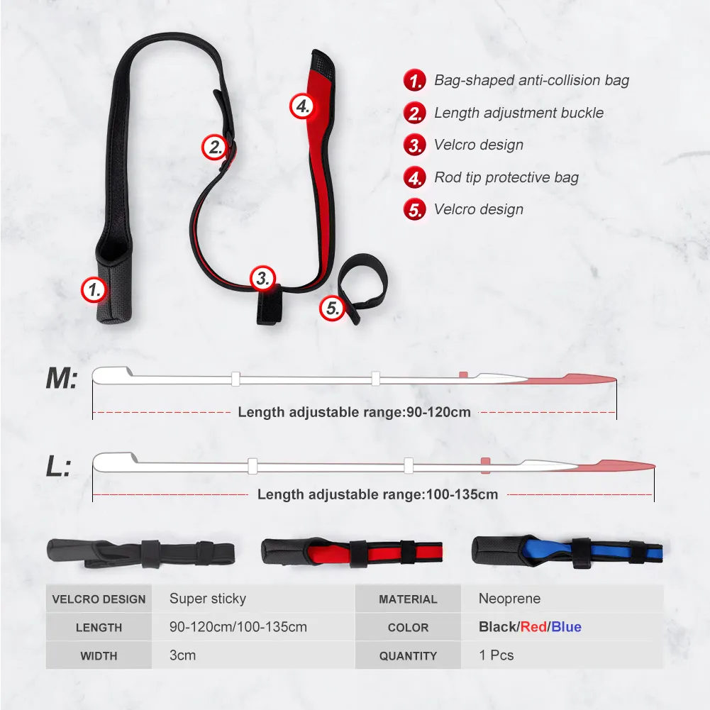 Noeby Fishing Rod Protector Sleeve - Medium and Large