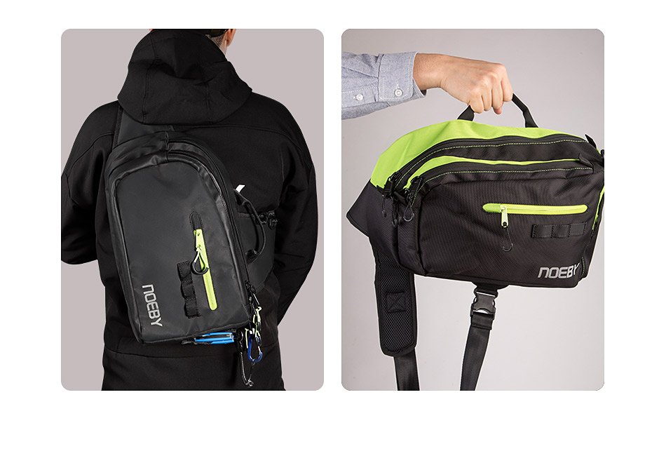Noeby Fishing Tackle Chest Bag - 5 L Waterproof Sling Pack