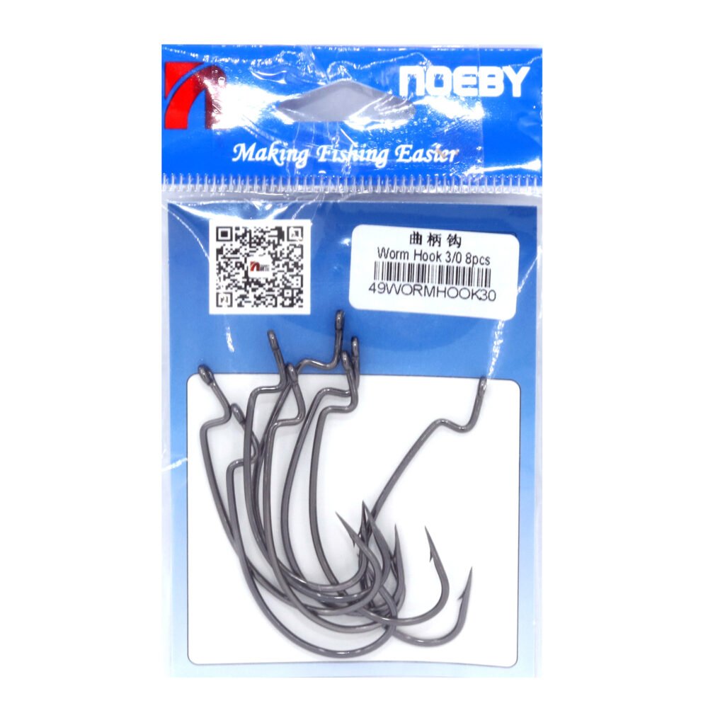 Noeby Worm Hook - Japanese High Carbon Steel