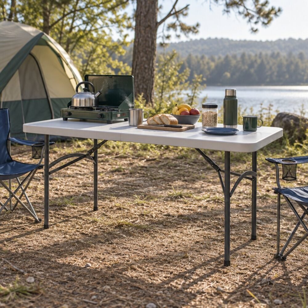 Heavy Duty Folding Table 5ft - Arch Leg Banqueting Table