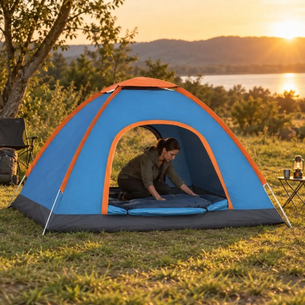 Outdoor Lightweight Waterproof Tent - Manual (3-4 Persons)
