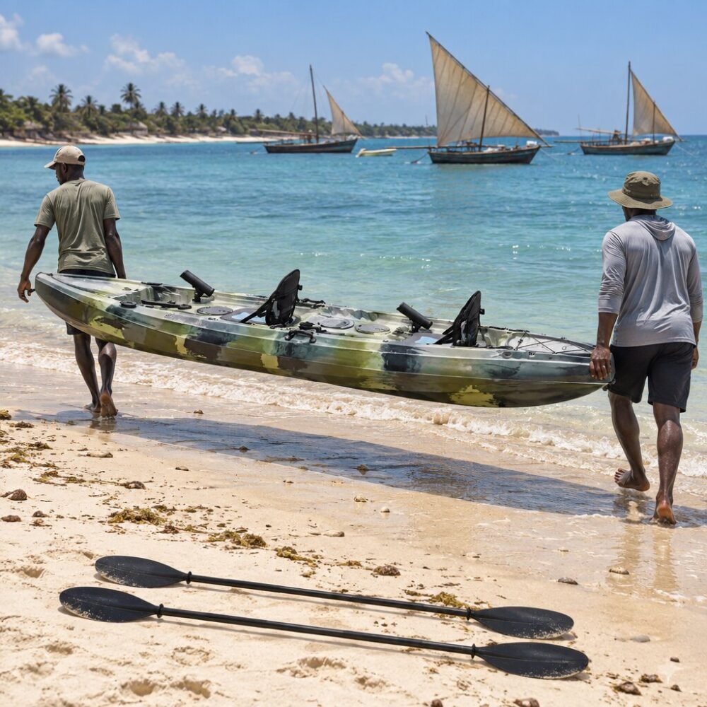 3.2 m Hard-Shell Tandem Fishing Kayak - Sit-On-Top