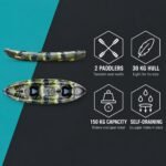 3.2 m Hard-Shell Tandem Fishing Kayak – Sit-On-Top - illustrative image, scene generated