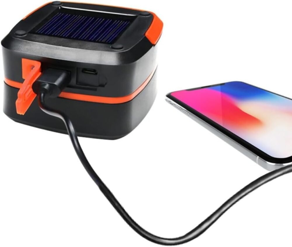 Collapsible Solar Camping Lantern - Solar and USB Rechargeable