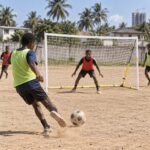 Portable Soccer Goal - illustrative image, scene generated