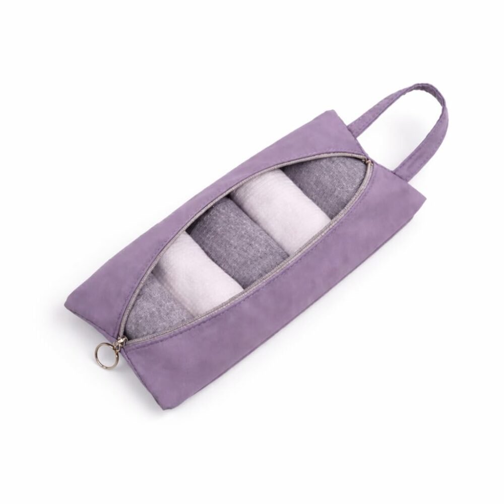 Travel Underwear Organiser Bag - Terylene, Compartmented