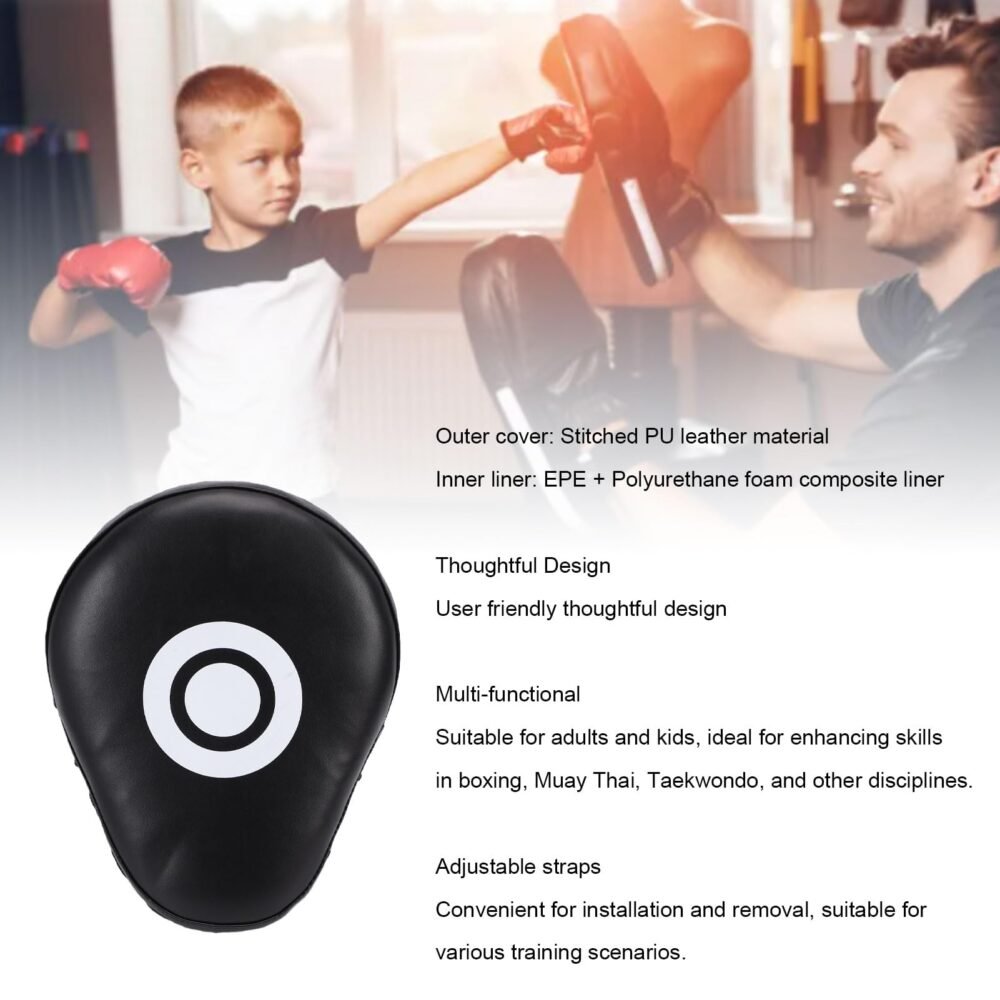 Focus Pads for Boxing and MMA - Curved PU Punch Mitts