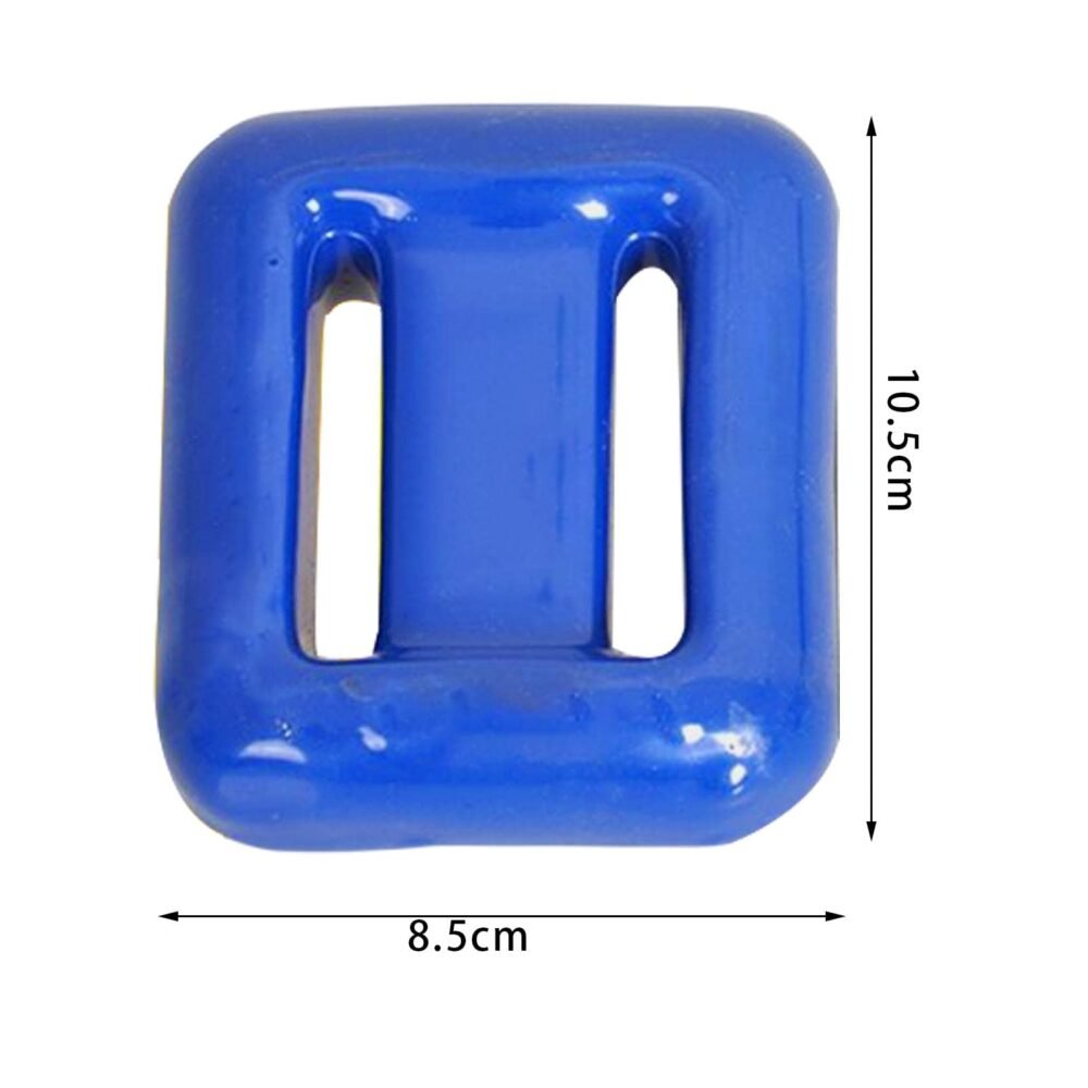 PVC-Coated Scuba Diving Lead Weights - 0.5 kg to 4 kg Block Weights
