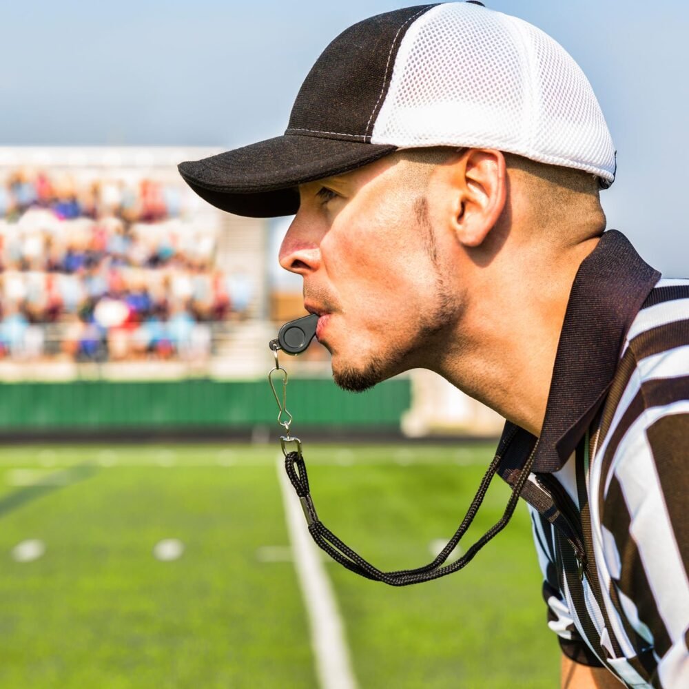 Referee’s Whistle Plastic with Lanyard