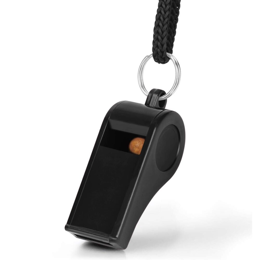 Referee’s Whistle Plastic with Lanyard