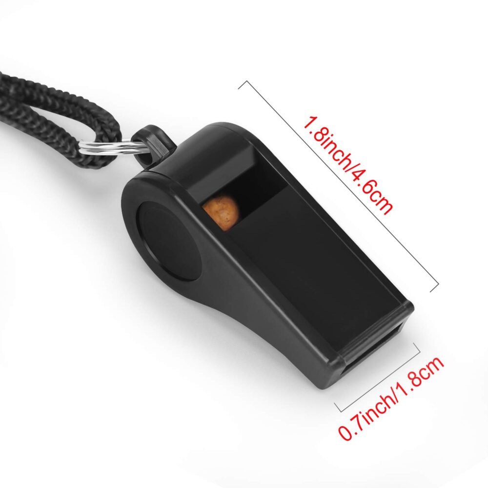 Referee’s Whistle Plastic with Lanyard