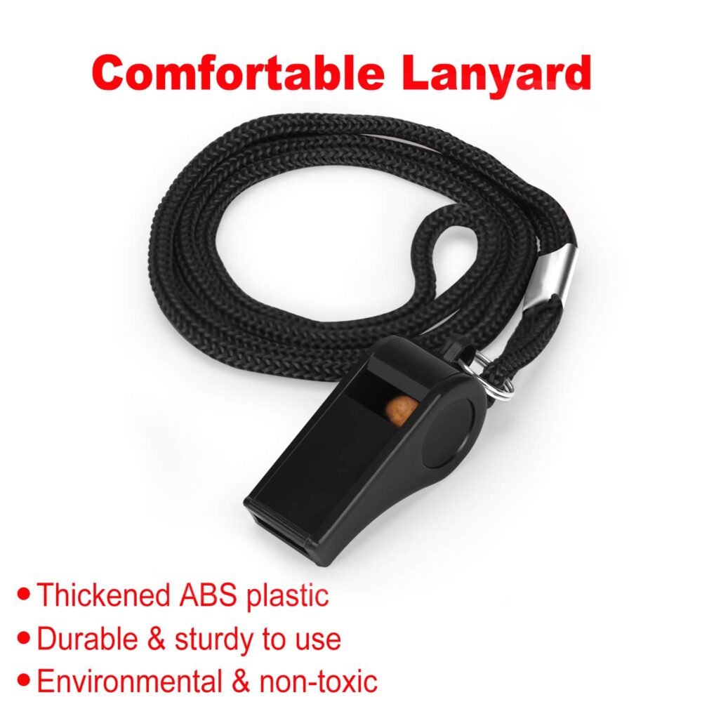 Referee’s Whistle Plastic with Lanyard