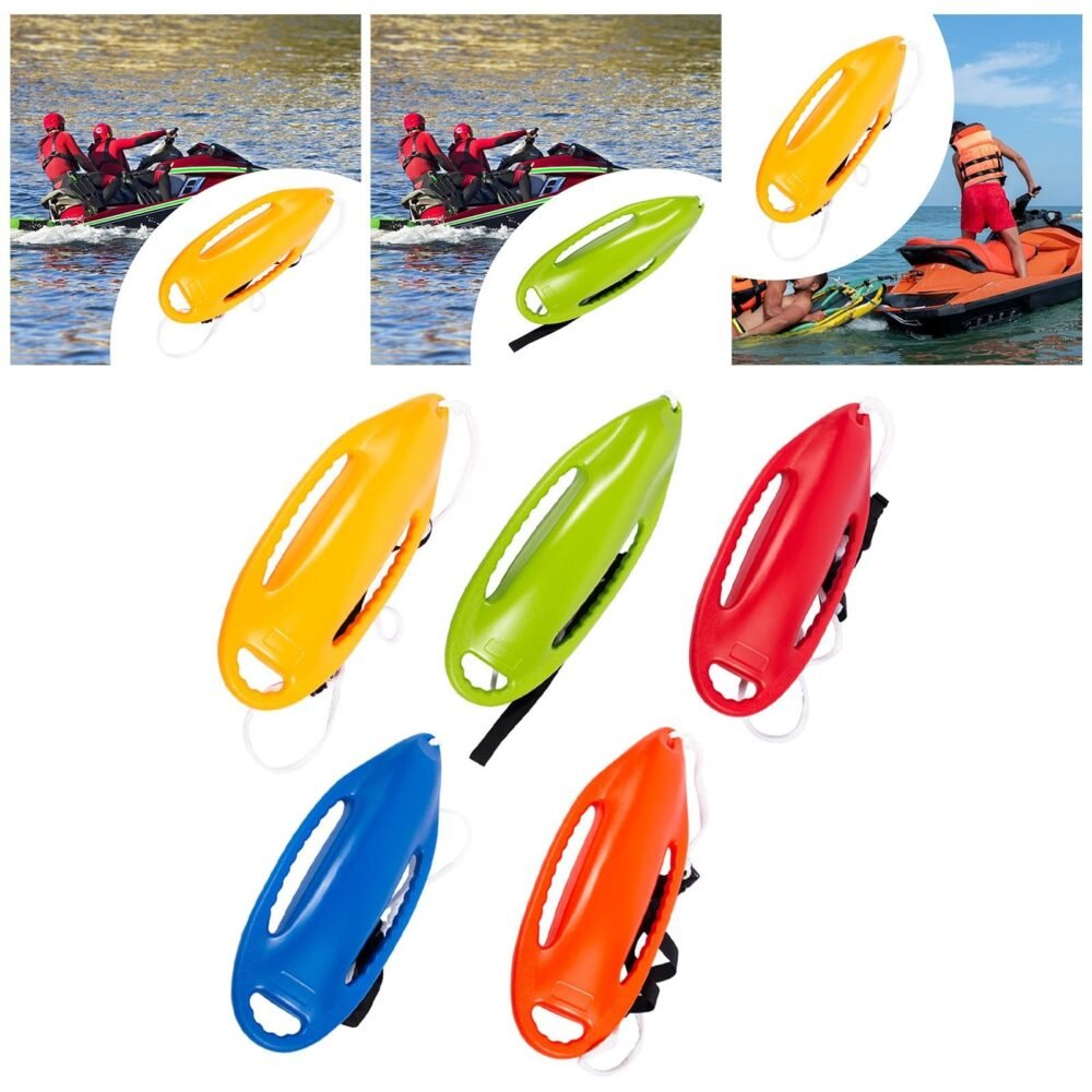 Rescue Can Buoy - Lifeguard Torpedo Float with Tow Line