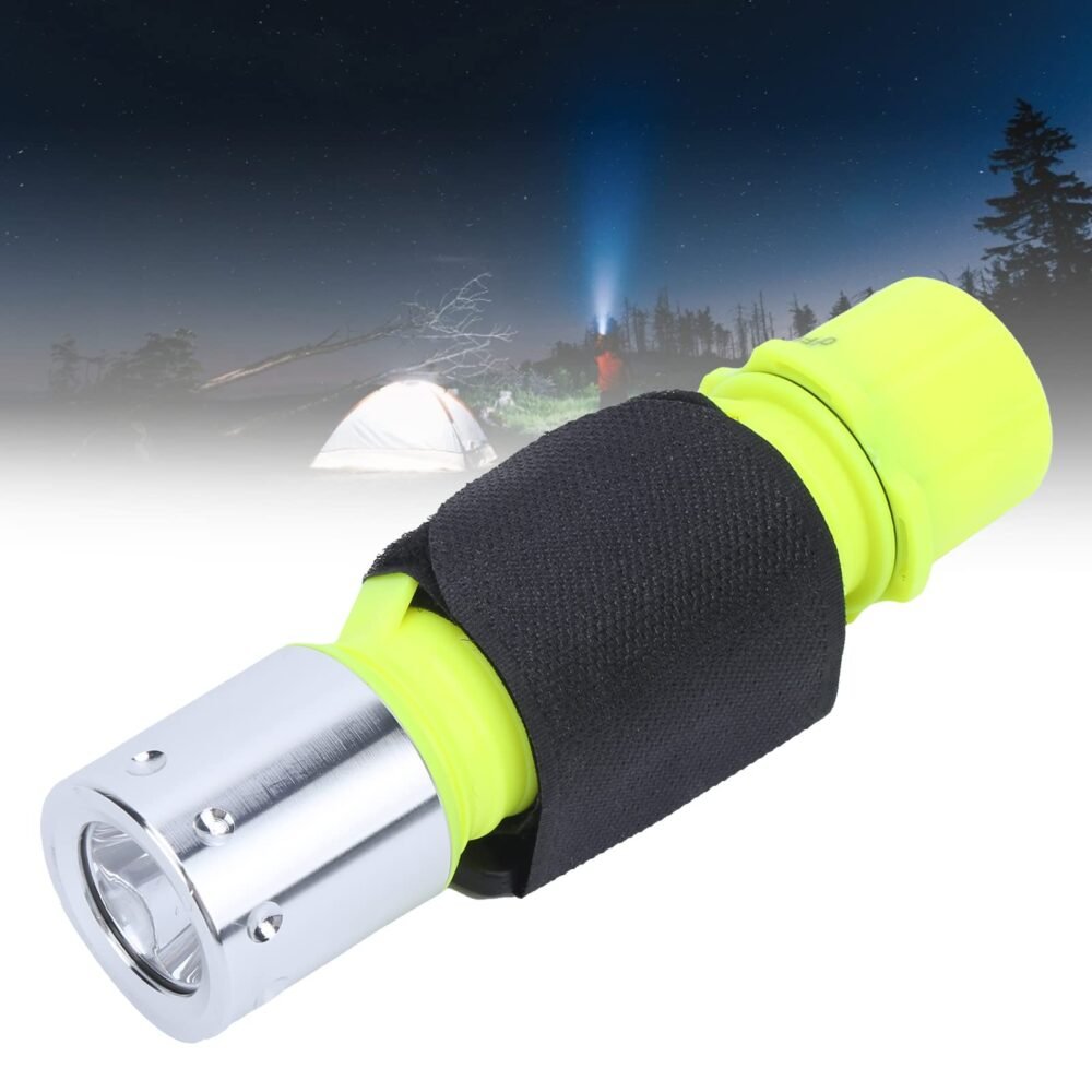 Scuba Diving Torch - IPX8 Waterproof LED Dive Light, T6 LED