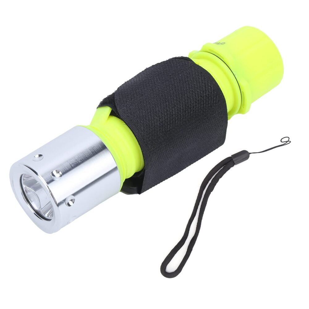 Scuba Diving Torch - IPX8 Waterproof LED Dive Light, T6 LED