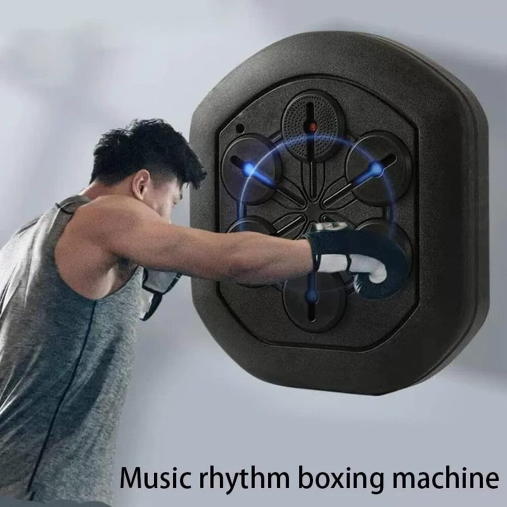 Smart Boxing Machine - Wall-Mounted LED Reflex Trainer