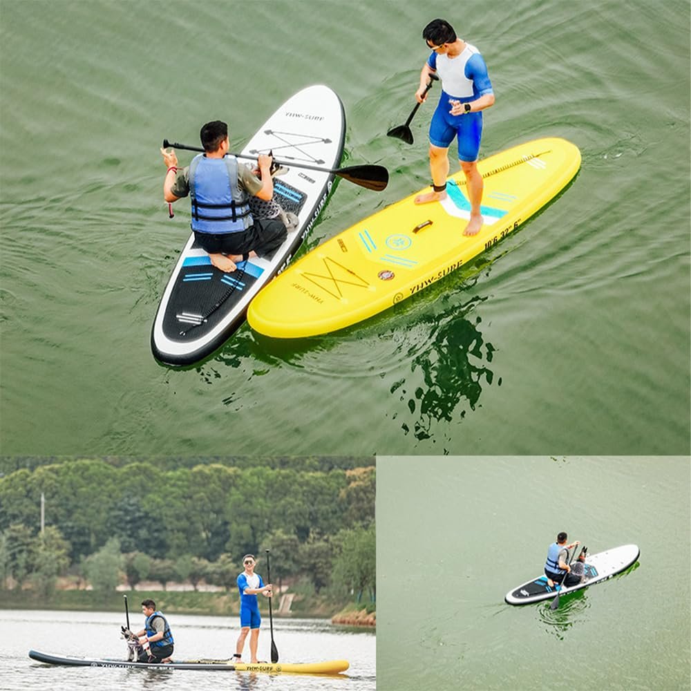 Inflatable Stand-Up Paddleboard for Beginners - PVC Board with Pump