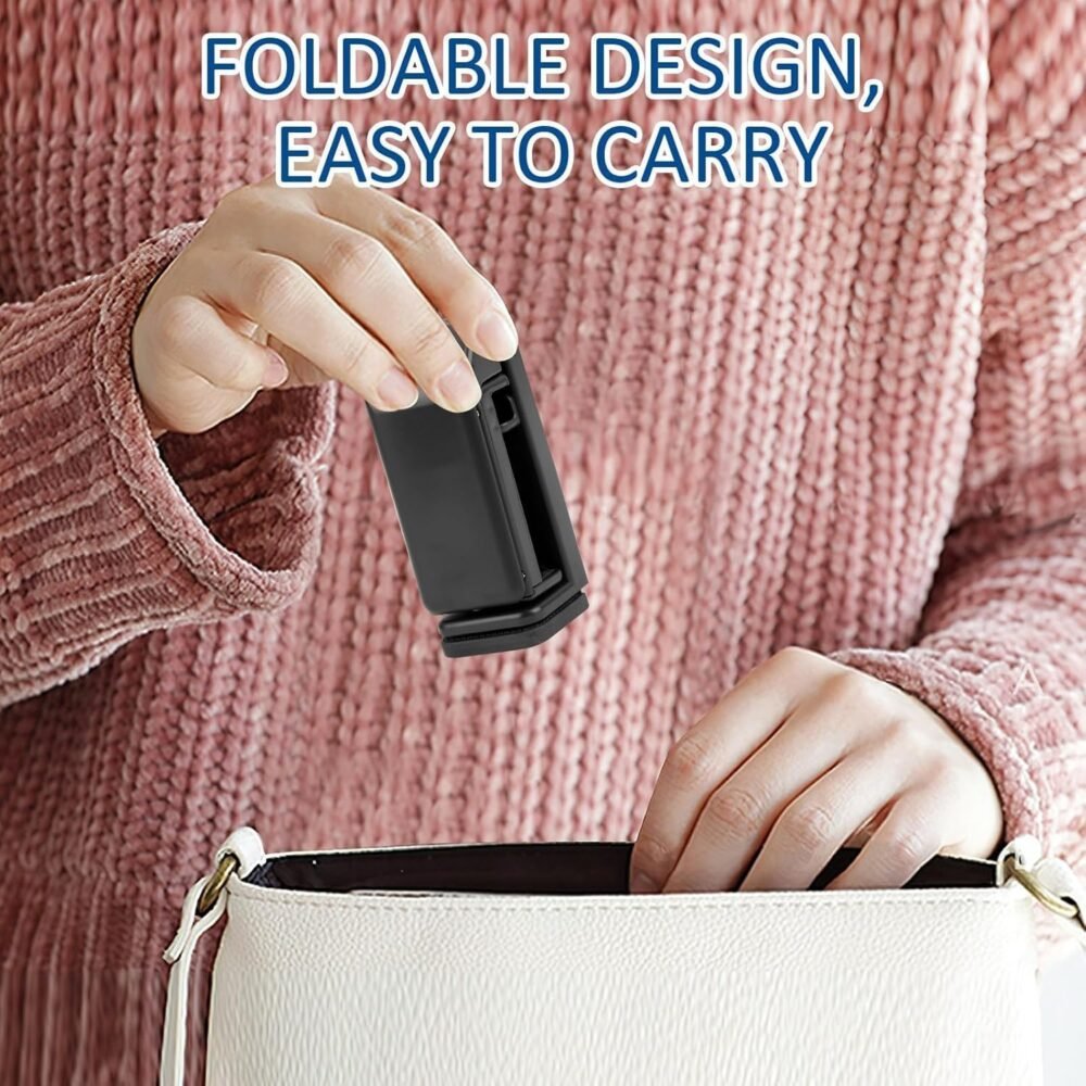 Foldable Smartphone Stand - Adjustable Angle, Universal