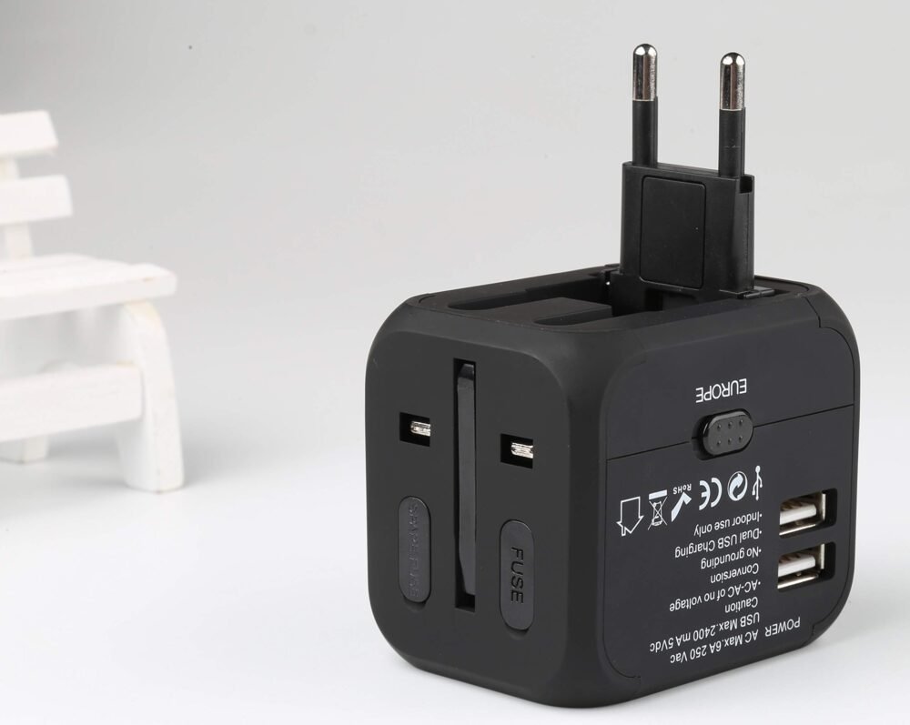 Universal Travel Adapter with Protection Circuit