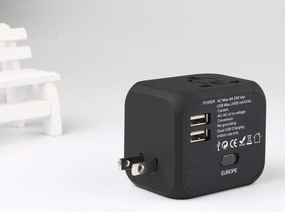 Universal Travel Adapter with Protection Circuit