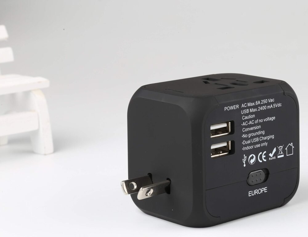 Universal Travel Adapter with Protection Circuit