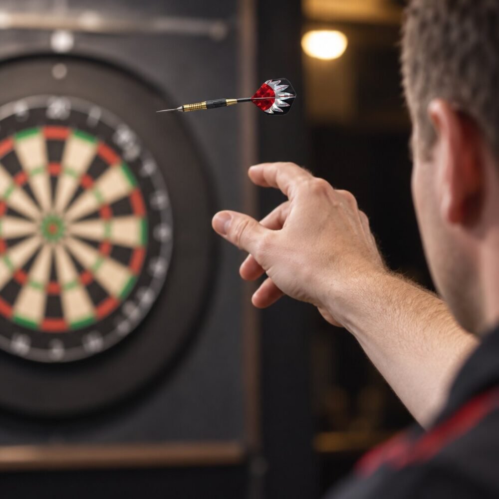 Win.max Soft and Steel Tip Darts Set with Custom Flights and Nylon Shafts