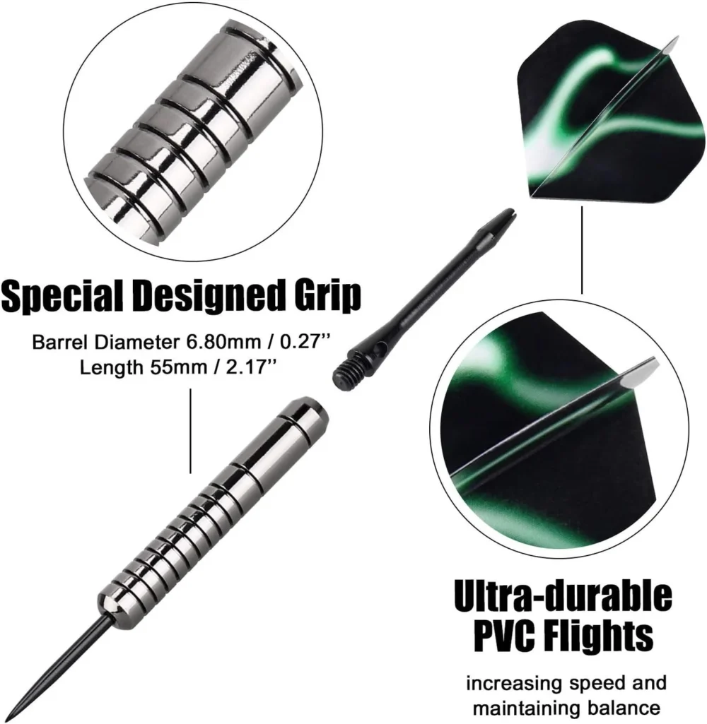 Win.Max Zeus Steel Tip Silver Dart Set - 21g